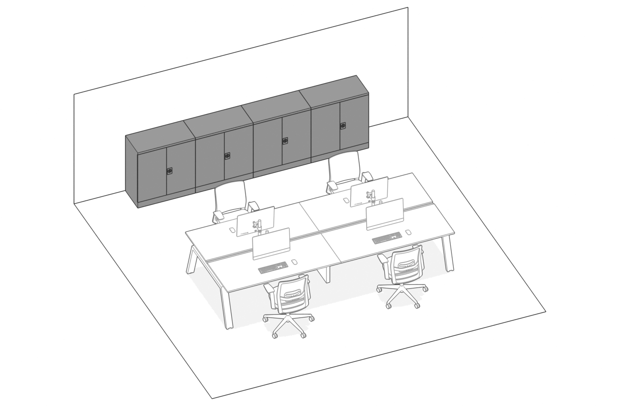 Stationery Cupboard Krost Business Furniture